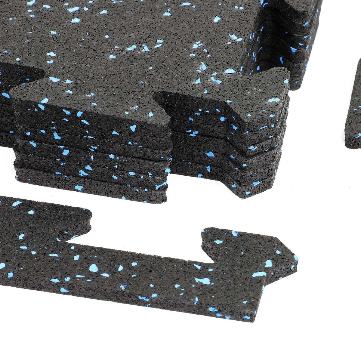 Xspec 8mm 5/16 Thick 24 Sq Ft Rubber Gym Mat Flooring Tile 6 pcs, Blu –  Xspec Gear