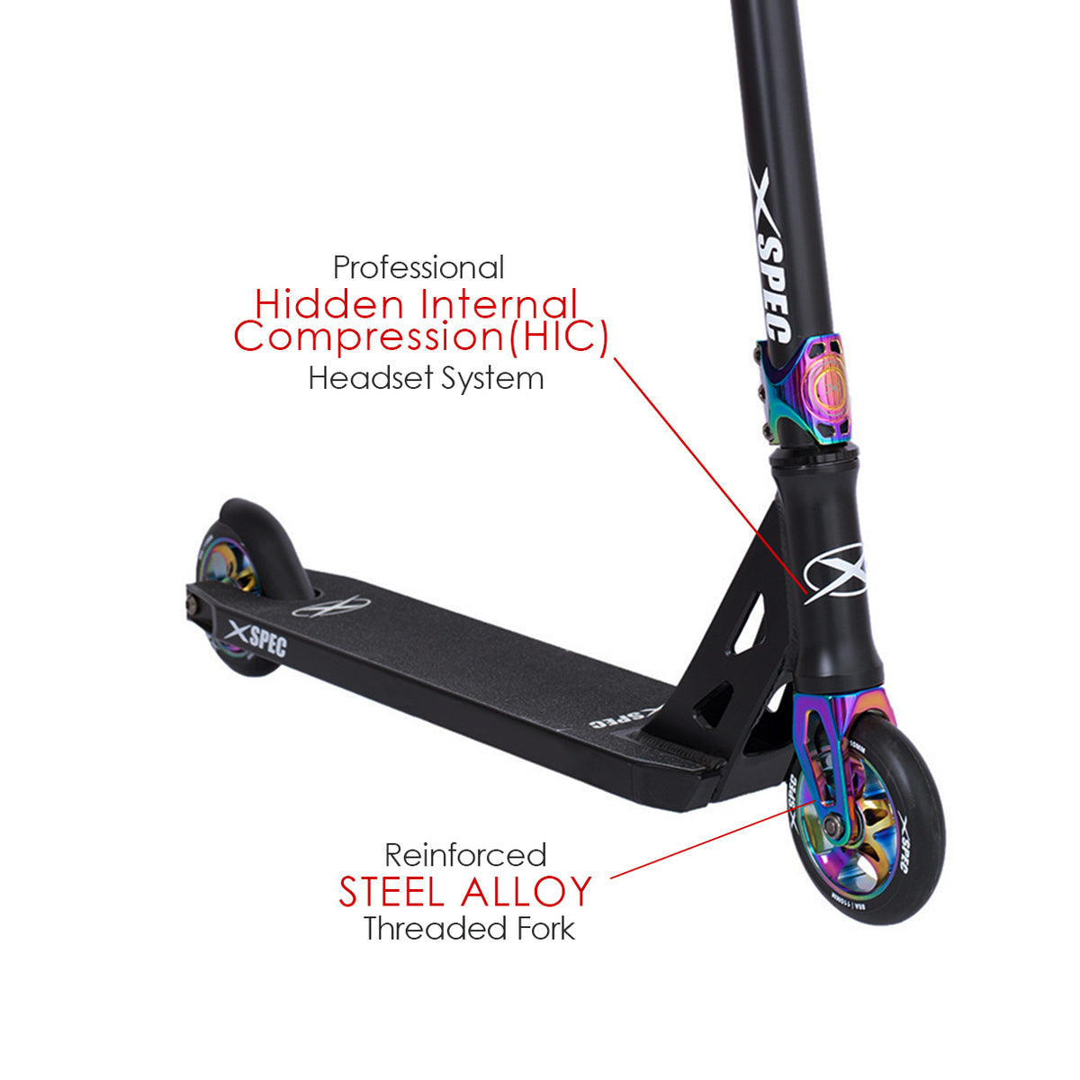 アルメリック5.8 フレッドスタブルXTR エポキシPRO Xspec Pro Stunt Kick Scooter Anodized Aluminum BMX Handlebar