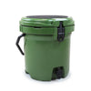 Xspec 5 Gallon Rotomolded Beverage Cooler Dispenser Outdoor Ice Bucket, Green