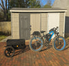 Xspec 2-in-1 Bike Cargo Trailer Pushcart with Tow Hitch and Removable Handlebar