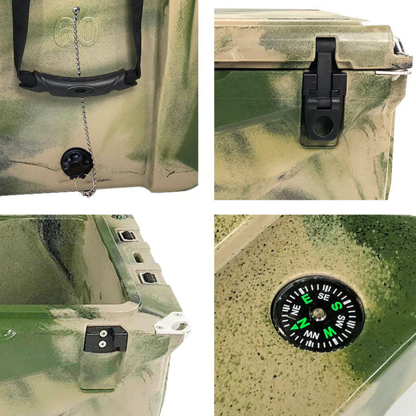 Xspec Pro Roto-Molded 60 Quart High Performance Cooler, Camouflage