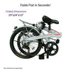 Xspec 20" 7 Speed Folding Bike
