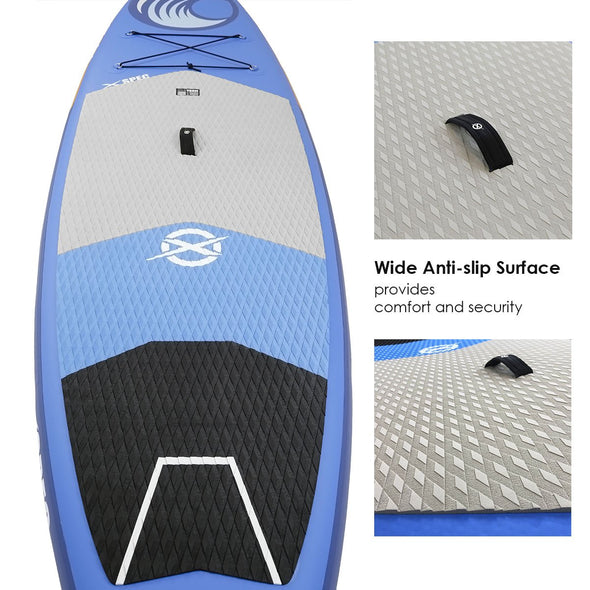 [product_tag] , Xspec Inflatable Stand Up Paddle Board 10' X 32" X 6" Universal SUP Wide Stance - Crosslinks