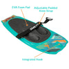 Xspec Kneeboard for Knee Surfing Boating Waterboarding, Aqua