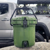Xspec 5 Gallon Rotomolded Beverage Cooler Dispenser Outdoor Ice Bucket, Green