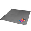 Xspec 3/8" Thick 100 Sq Ft T Pattern EVA Foam Floor Exercise Gym Mats 25 pcs, Charcoal Grey