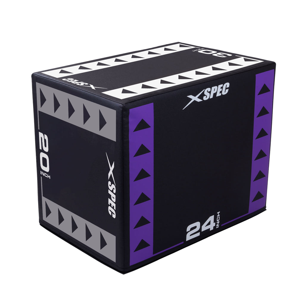 Xspec 3 in 1 Plyometric Fitness Exercise Jump Foam Box, 30