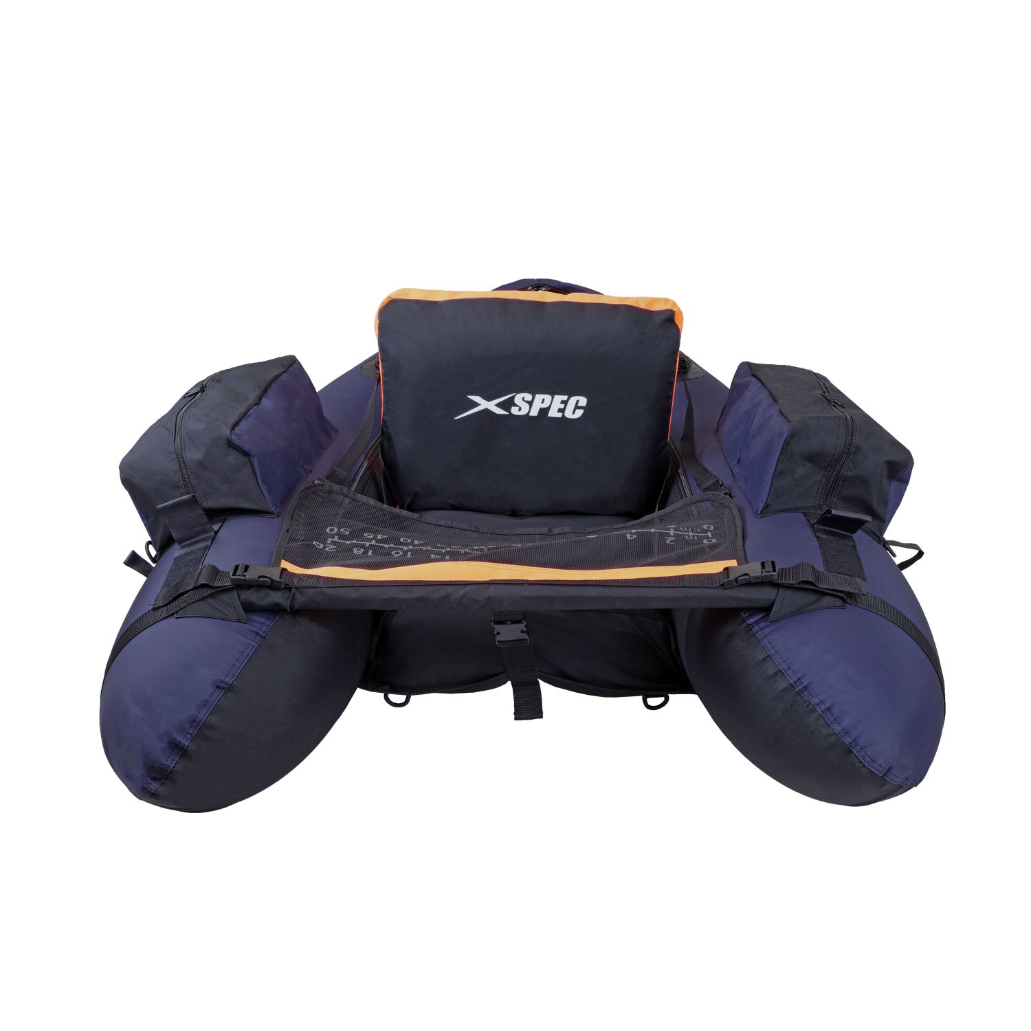 Xspec Inflatable Fishing Float Tube with Adjustable Straps Storage